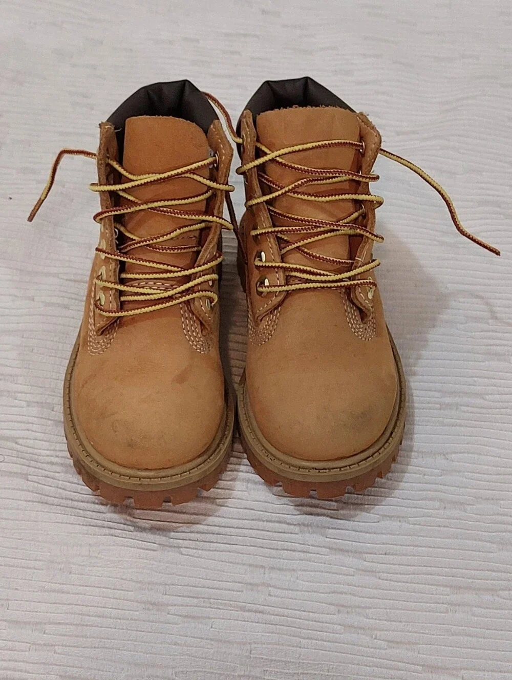Timberland Kids Wheat Lace-Up Work Boots Size 9